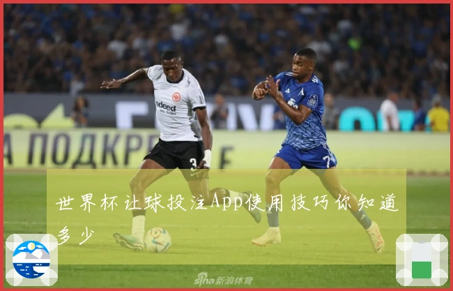 世界杯让球投注App使用技巧你知道多少